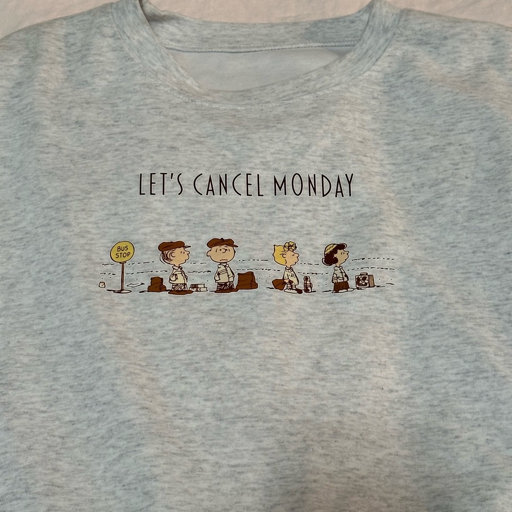 Cropped sweatshirt